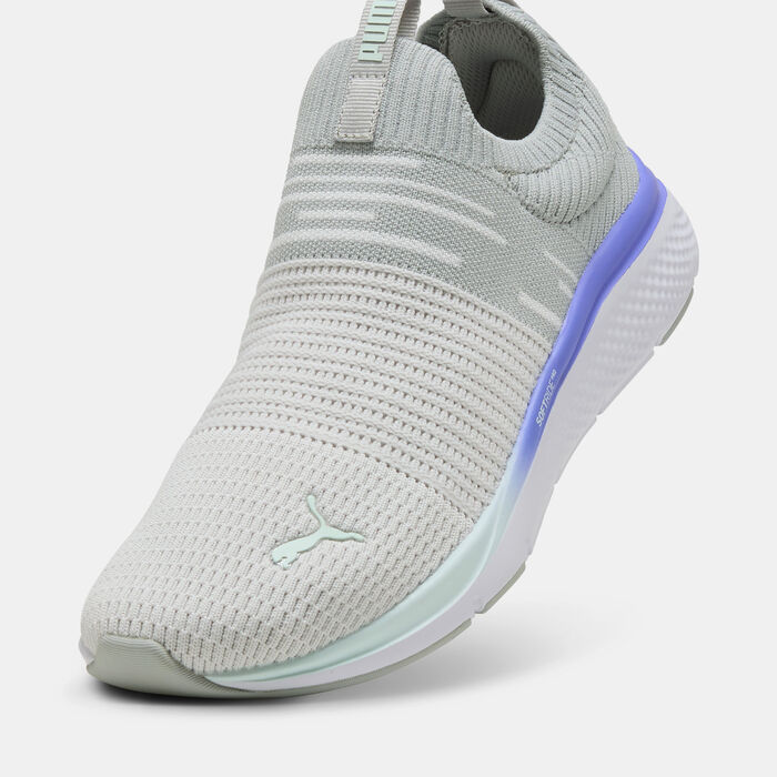 PUMA Women's SOFTRIDE Pro Echo Running Slip-On Shoes Grey image number 4