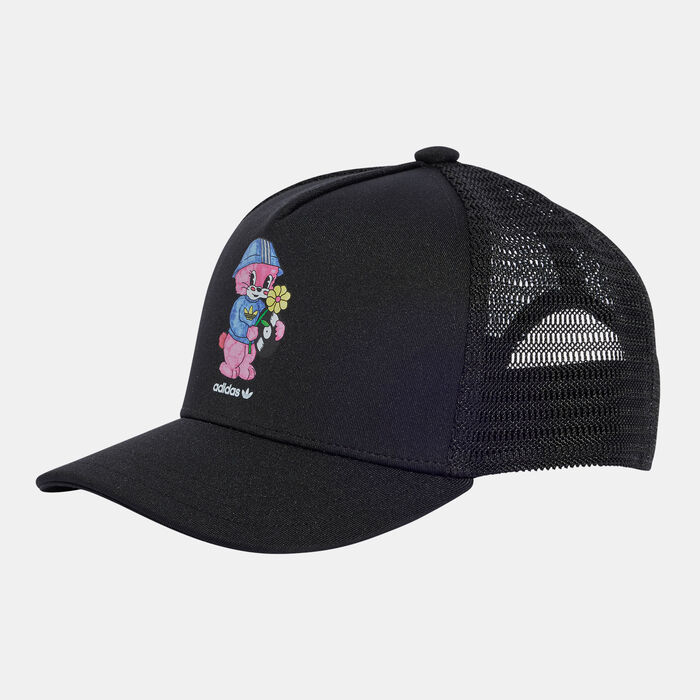 adidas Originals Kids' Graphic Trucker Cap Black image number 0