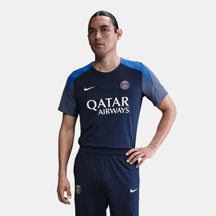 Nike Men's Paris Saint-Germain Dri-FIT Strike Football Top Blue Nike Men's Paris Saint-Germain Dri-FIT Strike Football Top Blue image number 0