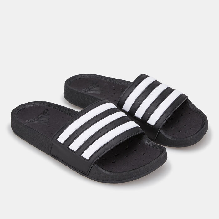 adidas Adilette Boost Slides Black adidas Adilette Boost Slides Black image number 0