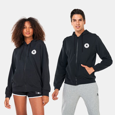 Converse Chuck Taylor All Star Logo Full-Zip Hoodie Black Converse Chuck Taylor All Star Logo Full-Zip Hoodie Black