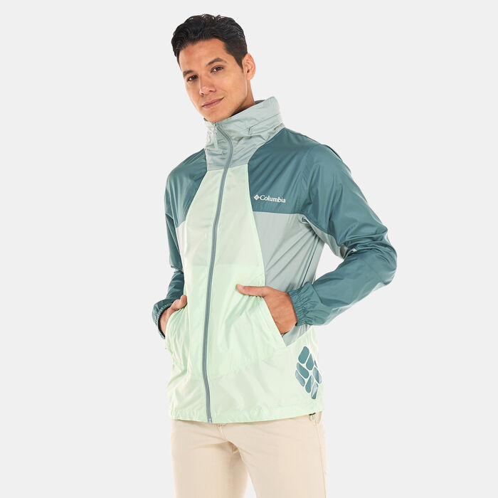 Columbia Men's Point Park™ Windbreaker Jacket Green Columbia Men's Point Park™ Windbreaker Jacket Green image number 0
