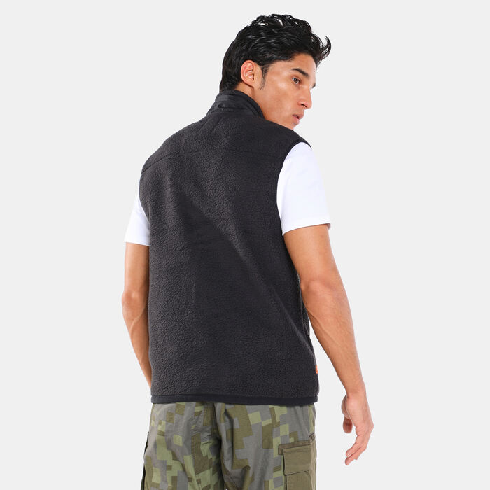 Timberland Men's Sherpa Fleece Vest Black Timberland Men's Sherpa Fleece Vest Black image number 1