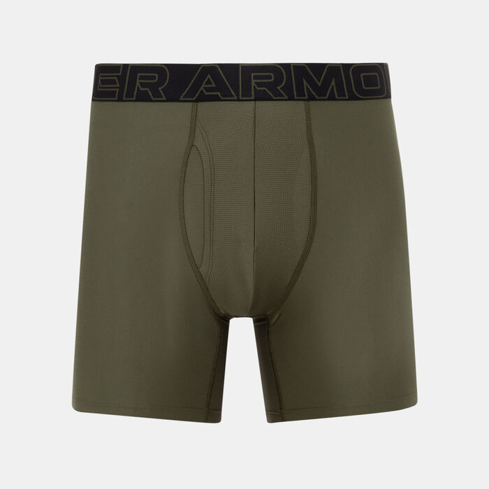 Under Armour Men's Performance Tech Boxerjock Boxers (3 Pack) Green Under Armour Men's Performance Tech Boxerjock Boxers (3 Pack) Green image number 2