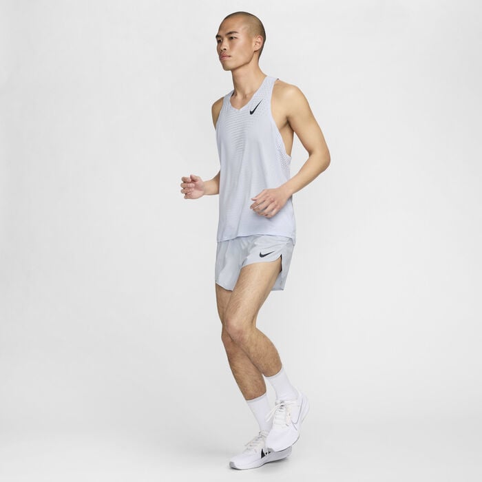 Nike Men's AeroSwift Dri-FIT ADV Running Vest Grey Nike Men's AeroSwift Dri-FIT ADV Running Vest Grey image number 5