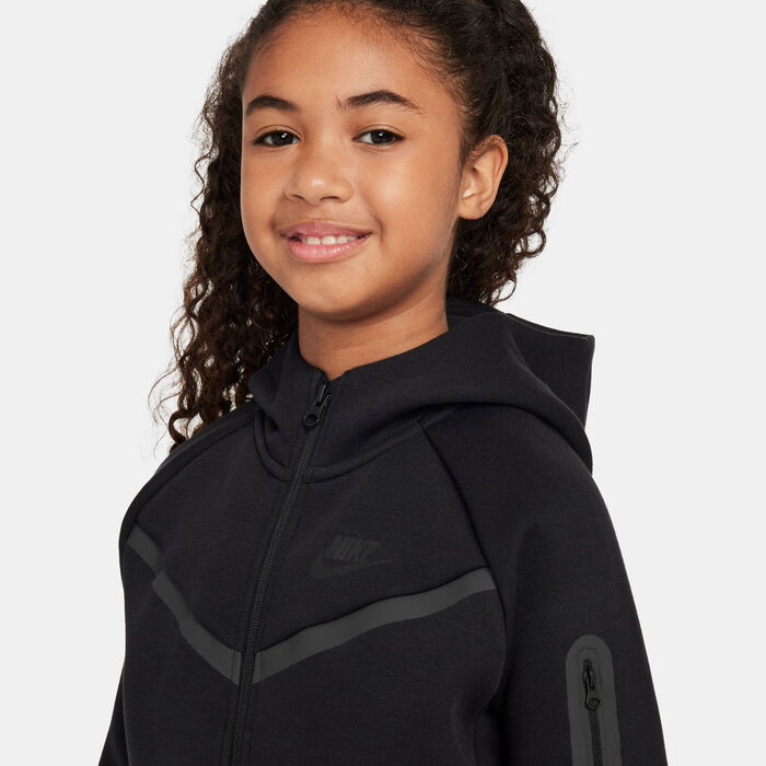 Nike Kids' Sportswear Tech Fleece Hoodie Black Nike Kids' Sportswear Tech Fleece Hoodie Black image number 3