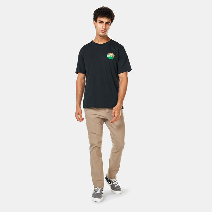 Converse Men's Leaf T-Shirt Black Converse Men's Leaf T-Shirt Black image number 2