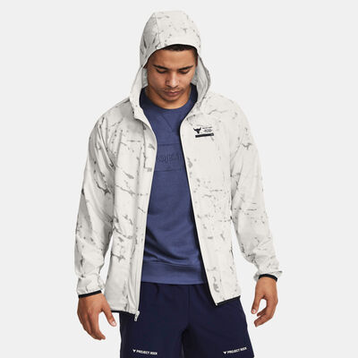 Under Armour Men's Project Rock Unstoppable Jacket White