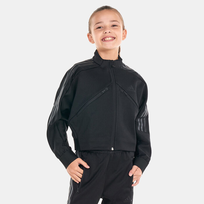 adidas Kids' Tiro Suit-Up Track Jacket Black adidas Kids' Tiro Suit-Up Track Jacket Black image number 0