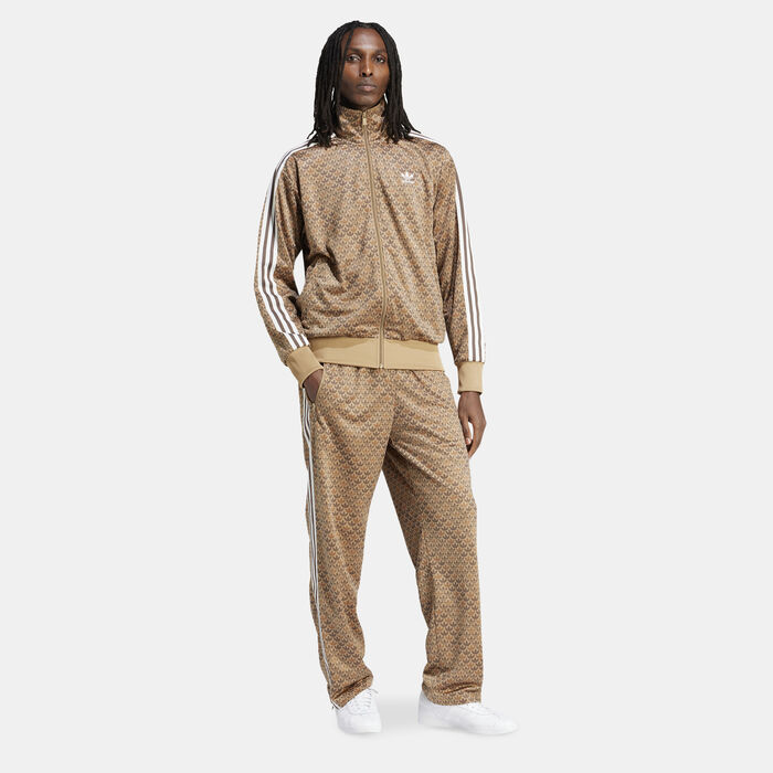 adidas Originals Men's Classic Monogram Track Pants Brown adidas Originals Men's Classic Monogram Track Pants Brown image number 2