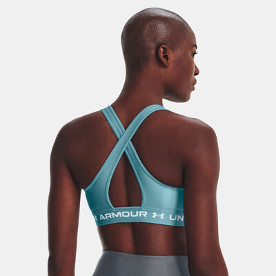 Under Armour Women's Armour Medium-Support Training Sports Bra Blue Under Armour Women's Armour Medium-Support Training Sports Bra Blue