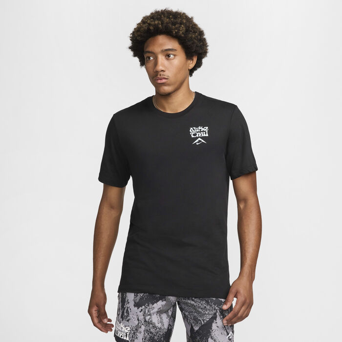 Nike Men's Dri-FIT Running T-Shirt Black Nike Men's Dri-FIT Running T-Shirt Black image number 1