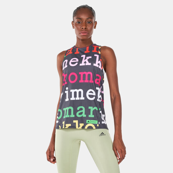 adidas Women's x Marimekko Training Tank Top Black image number 0