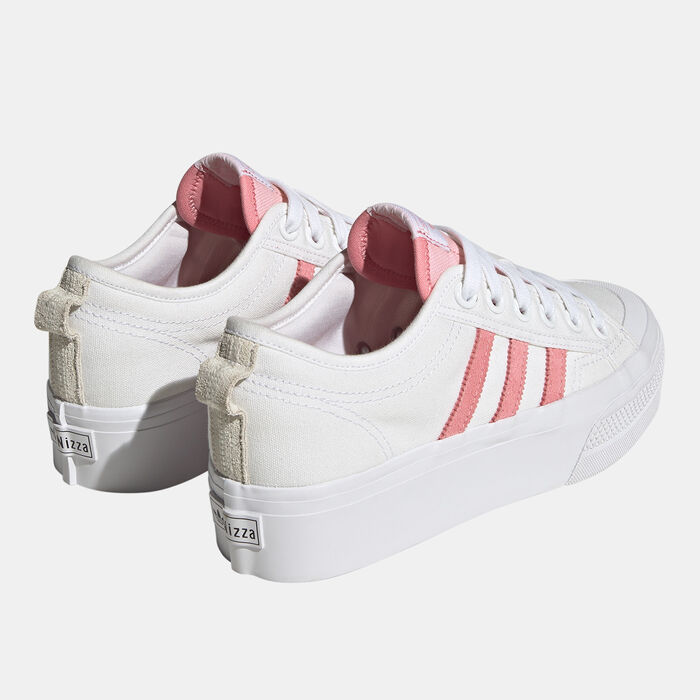 adidas Originals Women's Nizza Platform Shoe White adidas Originals Women's Nizza Platform Shoe White image number 2