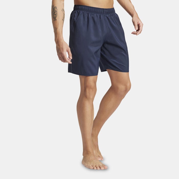 adidas Men's Solid CLX Swimming Shorts Multi-Color adidas Men's Solid CLX Swimming Shorts Multi-Color image number 2