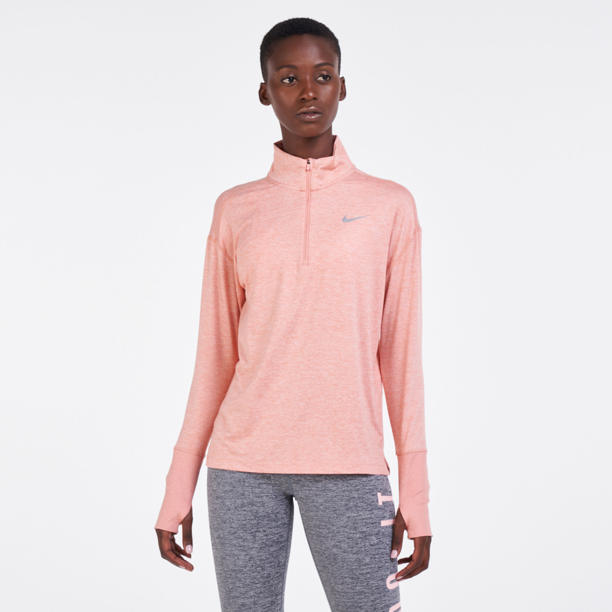 Half zip running outlet