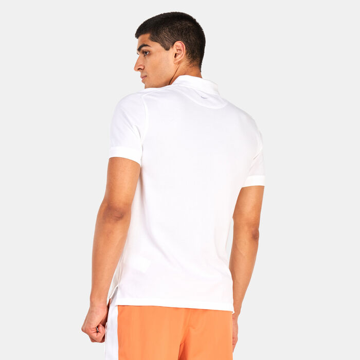 Nike Men's Polo Hertiage Shirt White Nike Men's Polo Hertiage Shirt White image number 1