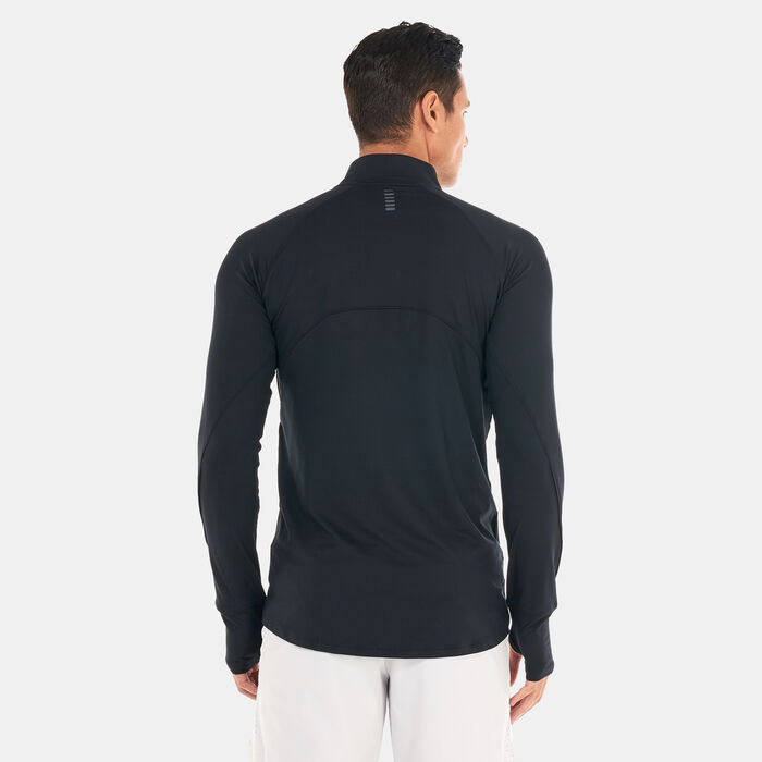 Under Armour Men's UA Qualifier Run 2.0 ½ Zip T-Shirt Black Under Armour Men's UA Qualifier Run 2.0 ½ Zip T-Shirt Black image number 1