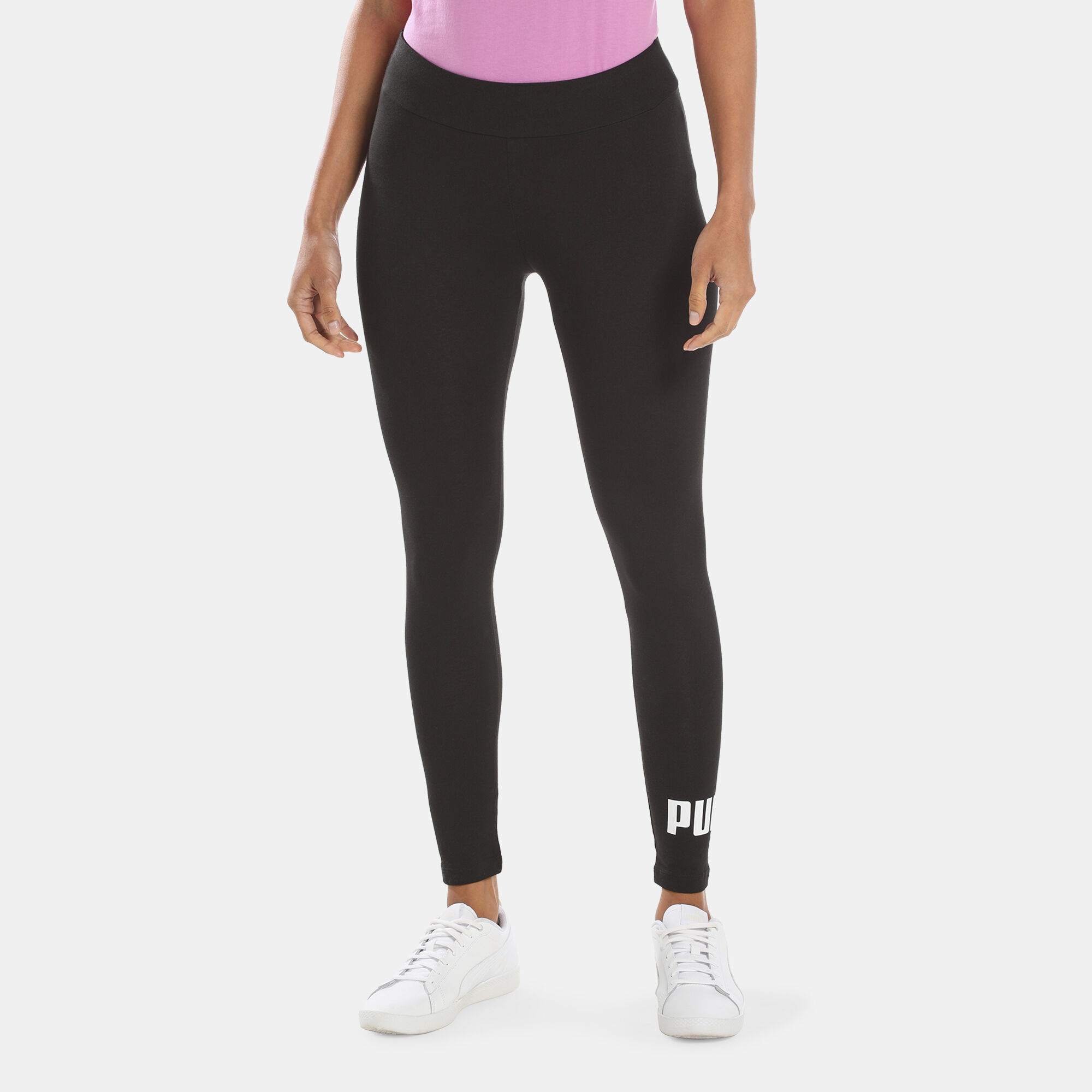 Women s Essentials Logo Leggings Black PUMA in KSA SSS