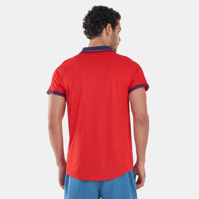 Nike Men's Court Dri-FIT ADV Slam Polo Shirt Red Nike Men's Court Dri-FIT ADV Slam Polo Shirt Red image number 1