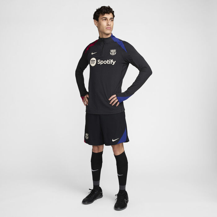 Nike Men's F.C. Barcelona Strike Elite Dri-FIT ADV Football Drill Top Black Nike Men's F.C. Barcelona Strike Elite Dri-FIT ADV Football Drill Top Black image number 7