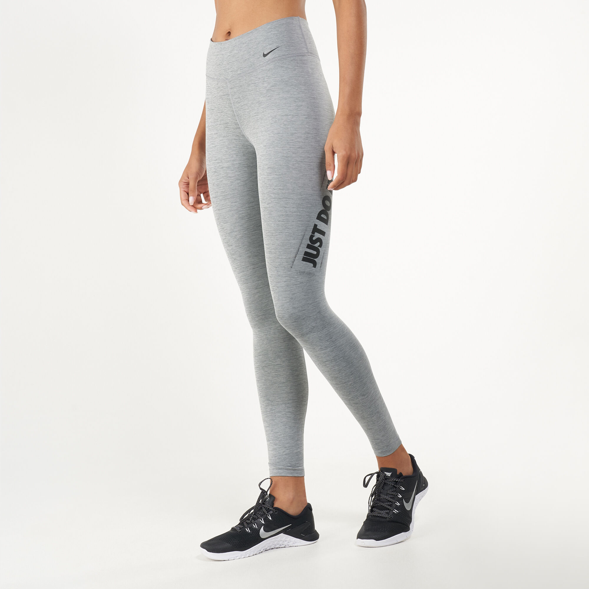 Grey just top do it leggings