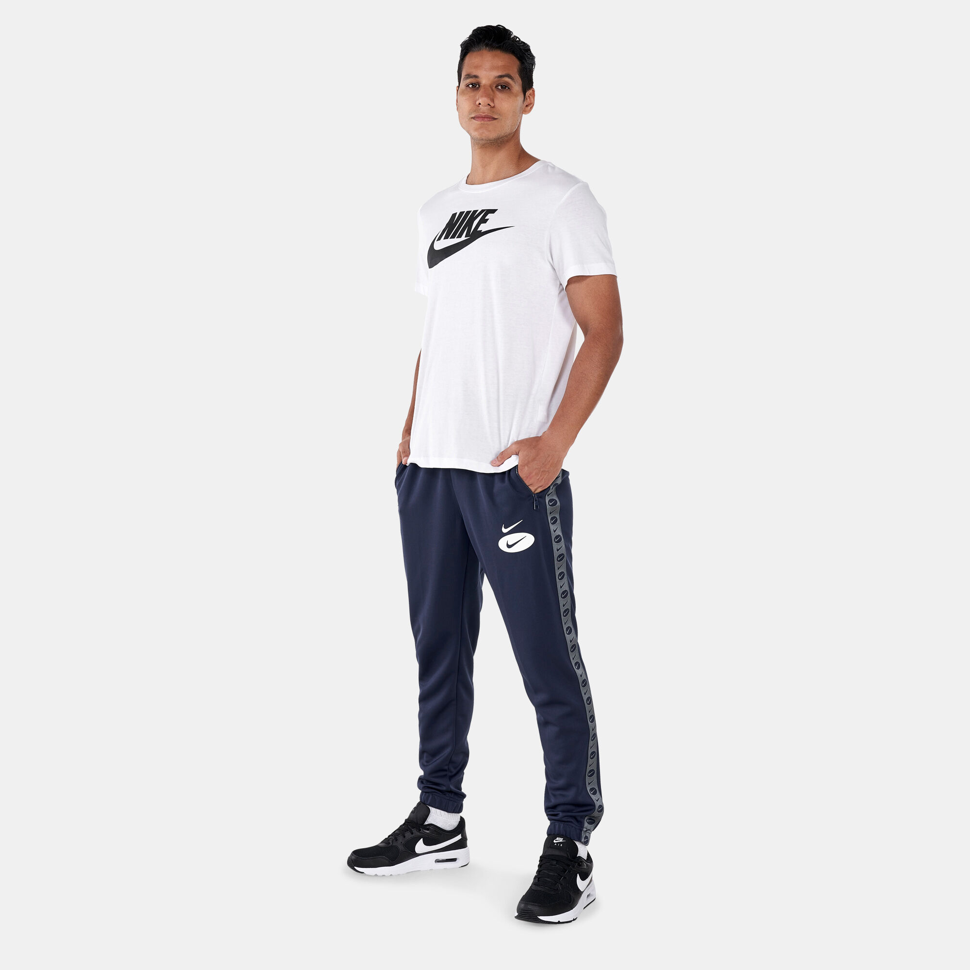 Mens navy nike hot sale tracksuit bottoms