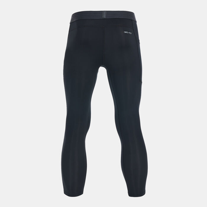  Nike Yoga Men's 3/4 Tights CT1830-010 Size 3XL Black