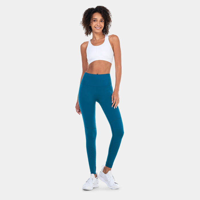 ASICS Women's Seamless Training Leggings Green ASICS Women's Seamless Training Leggings Green image number 2
