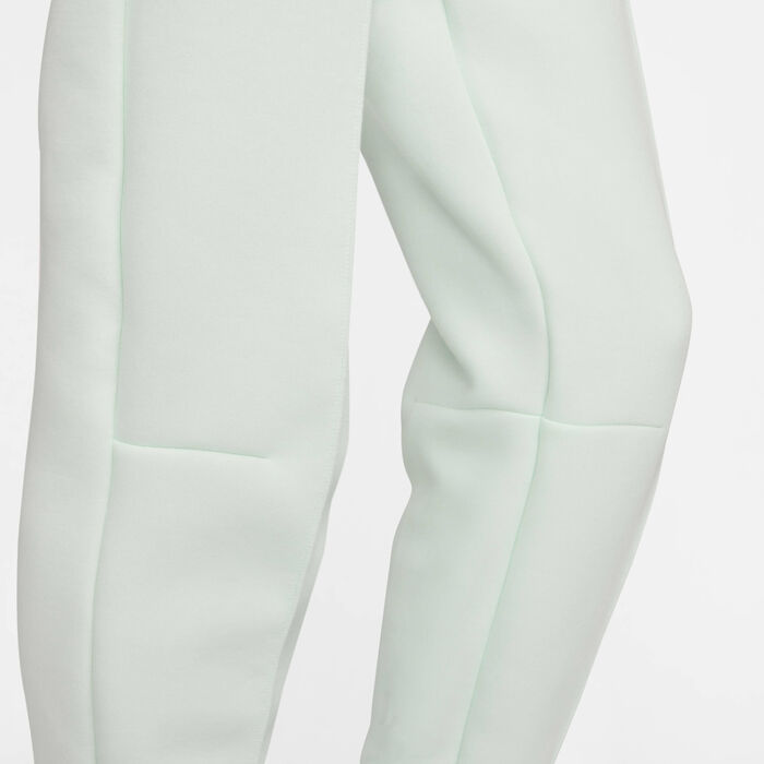 Nike Women's Sportswear Tech Fleece Mid-Rise Joggers Green Nike Women's Sportswear Tech Fleece Mid-Rise Joggers Green image number 5