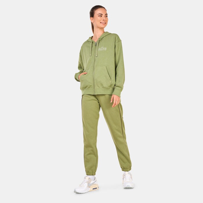 Nike Women's Dri-FIT Get Fit Graphic Hoodie Green image number 2