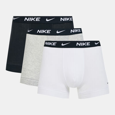 Nike Men's Trunk Briefs (3 Pack) White Nike Men's Trunk Briefs (3 Pack) White