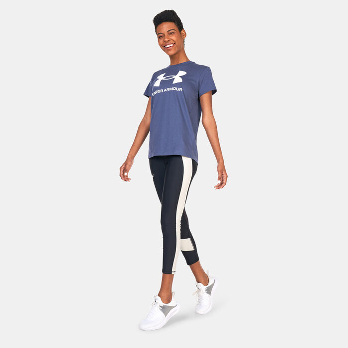 Under Armour Women's Sportstyle Graphic T-Shirt Grey Under Armour Women's Sportstyle Graphic T-Shirt Grey image number 2