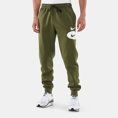Nike Men's Sportswear Swoosh League Fleece Sweatpants Green Nike Men's Sportswear Swoosh League Fleece Sweatpants Green