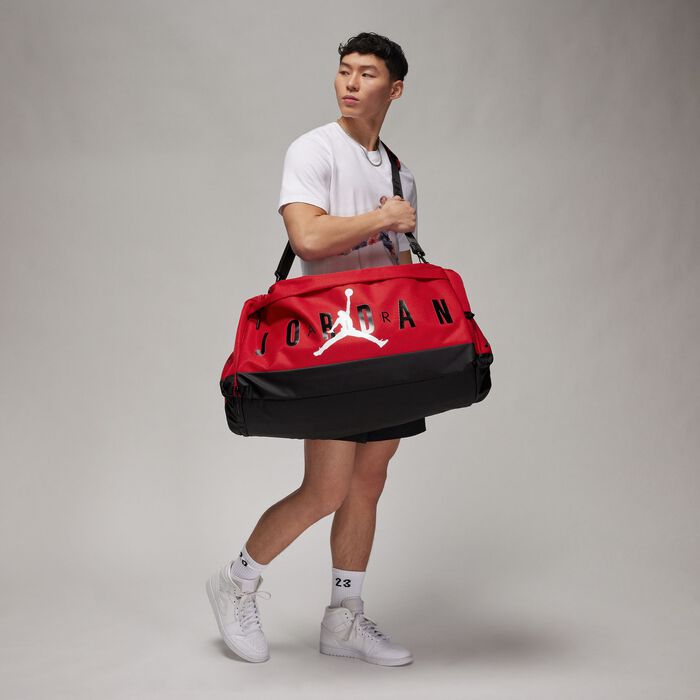 Jordan Velocity Duffle Bag Red Jordan Velocity Duffle Bag Red image number 1