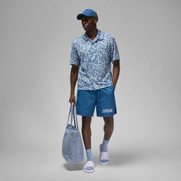 Jordan Men's Essentials Poolside Top Blue Jordan Men's Essentials Poolside Top Blue image number 4