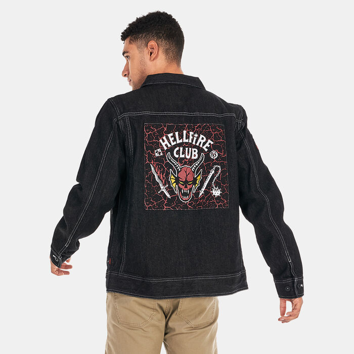 Vans Men's x Stranger Things HFC Jean Jacket Black Vans Men's x Stranger Things HFC Jean Jacket Black image number 1