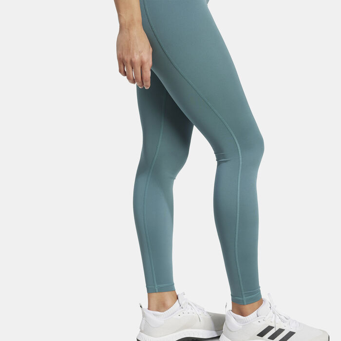 adidas Women's Train Essentials Full-Length Training Leggings Green adidas Women's Train Essentials Full-Length Training Leggings Green image number 4