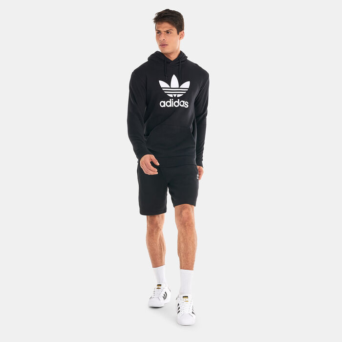 adidas Originals Men's Adicolor Classics Trefoil Hoodie Black adidas Originals Men's Adicolor Classics Trefoil Hoodie Black image number 2