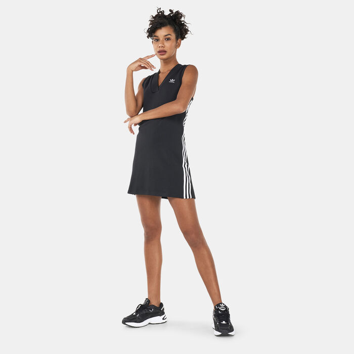 adidas Originals Women's Adicolor Classics Vest Dress Black image number 0