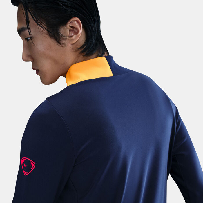 Nike Men's Strike Total 90 1/4-Zip Football Top Blue image number 4