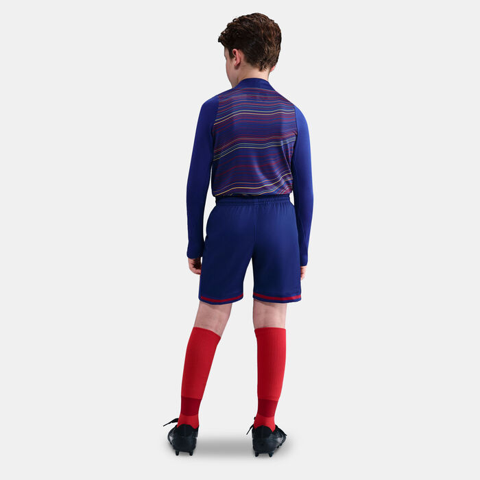 Nike Kids' FC Barcelona 25/26 Home Replica Football Shorts Blue Nike Kids' FC Barcelona 25/26 Home Replica Football Shorts Blue image number 1