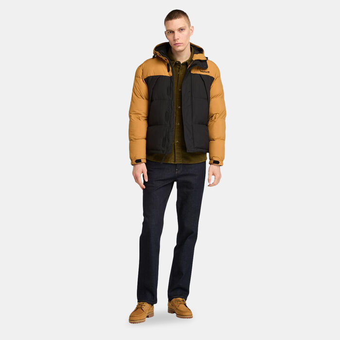 Timberland Men's Durable Water-Repellent Puffer Jacket Brown image number 2