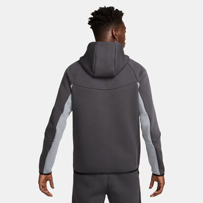 Nike Men's Tech Full-Zip Windrunner Hoodie Grey Nike Men's Tech Full-Zip Windrunner Hoodie Grey