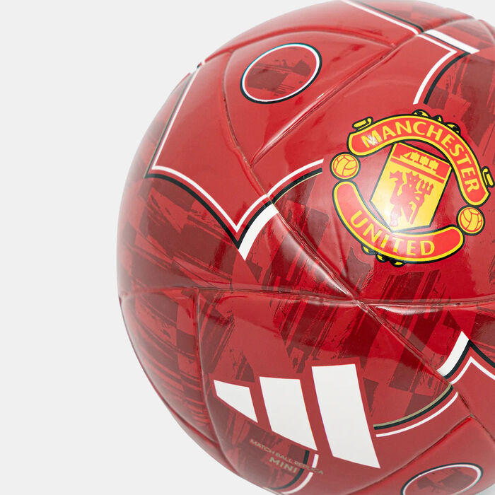adidas Manchester United Home Mini Football Red adidas Manchester United Home Mini Football Red image number 1