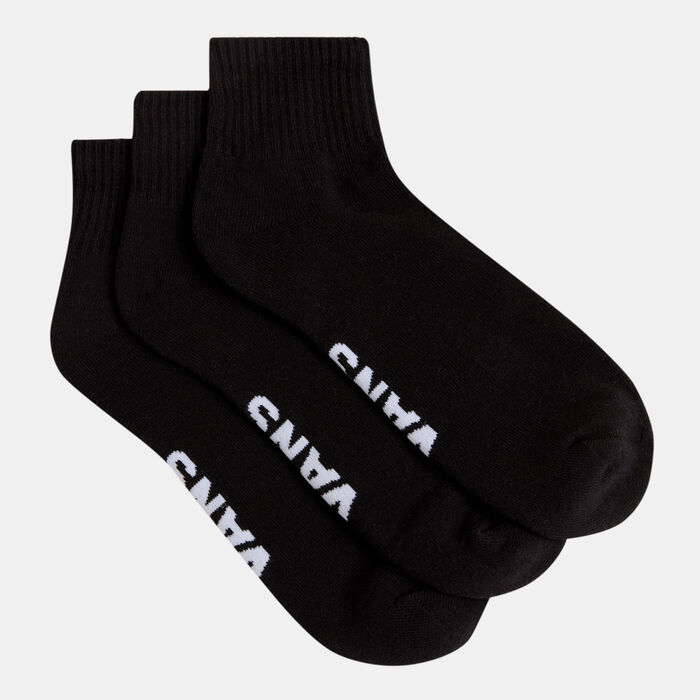 Vans Men's Classic Ankle Socks (3 Pairs) Black Vans Men's Classic Ankle Socks (3 Pairs) Black image number 1