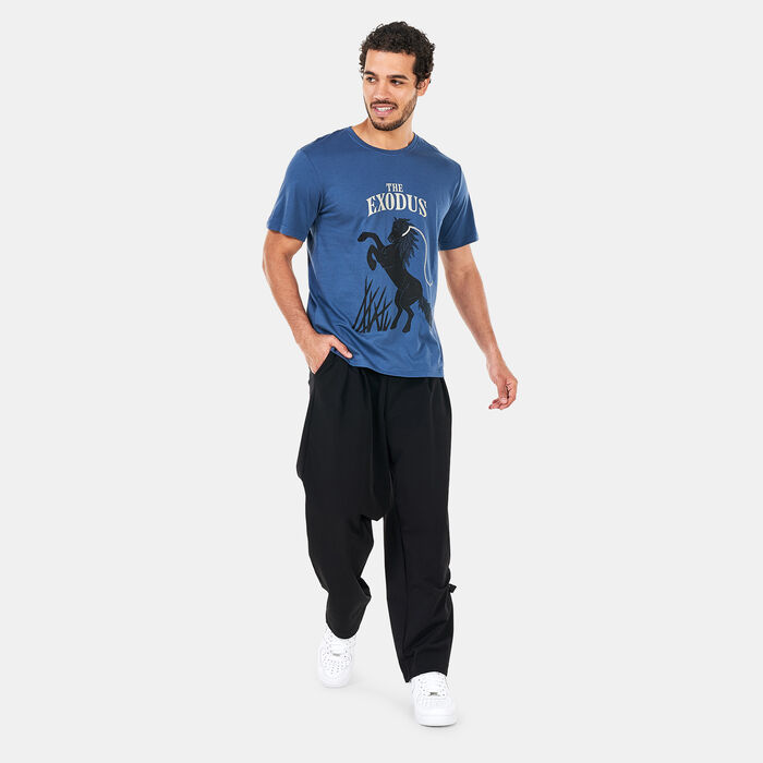 Tee Library Men's Supima Straight Hem T-Shirt Blue Tee Library Men's Supima Straight Hem T-Shirt Blue image number 2