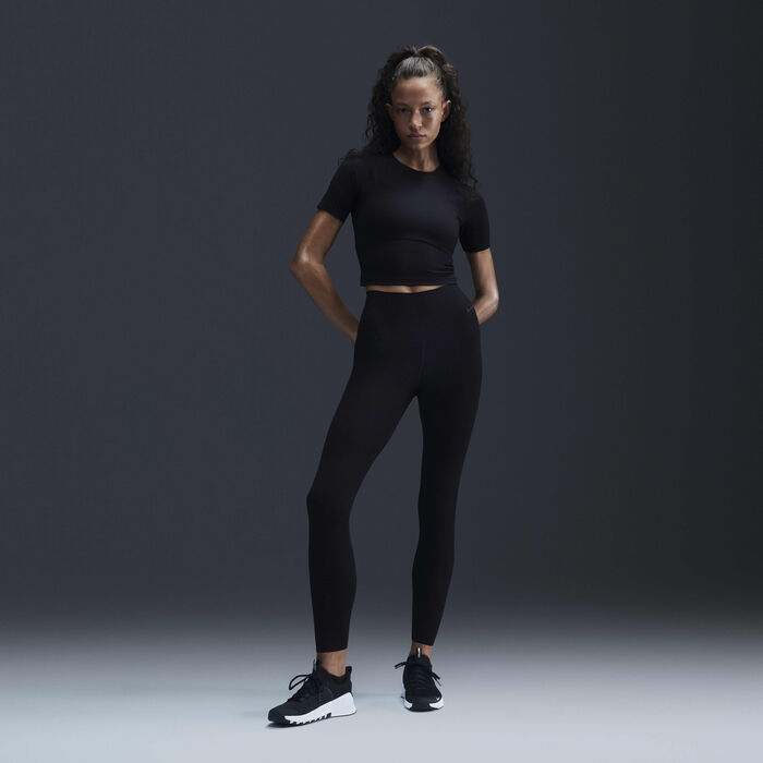 Nike Women's Zenvy 7/8 Yoga Leggings Black Nike Women's Zenvy 7/8 Yoga Leggings Black image number 0