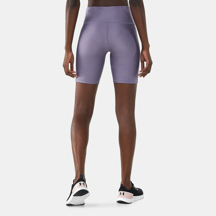 Buy Under Armour Women's HeatGear Armour Bike Shorts Purple in KSA -SSS