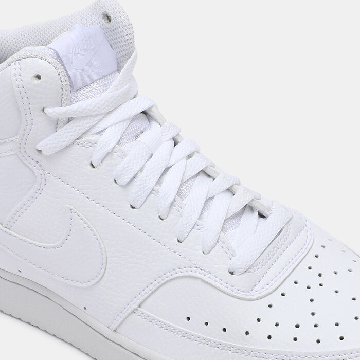 Nike Men's Court Vision Mid Next Nature Shoes White image number 4